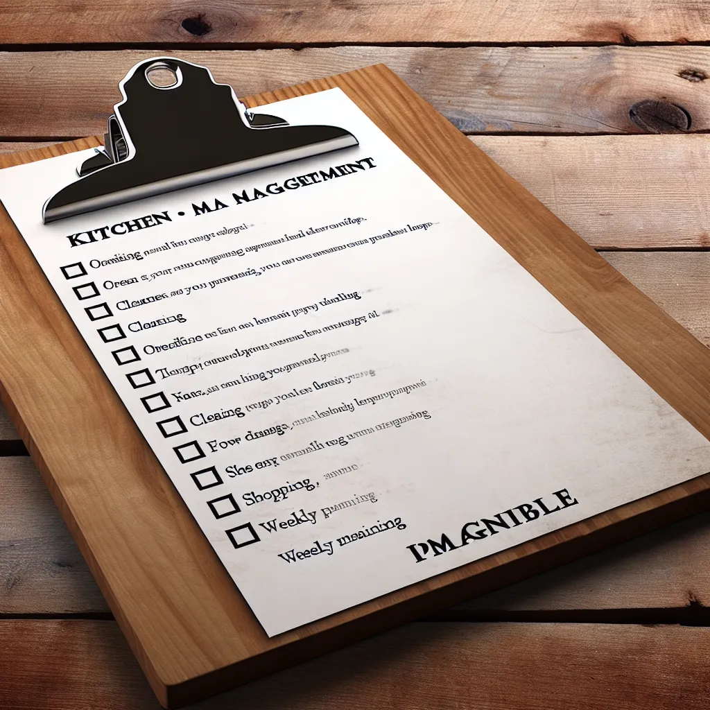 Organization checklist