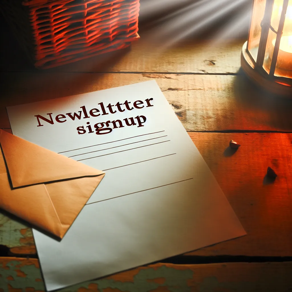 Newsletter signup